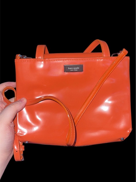 kate spade Handbags - NWOT Kate Spade New York Orange Patent Crossbody Bag